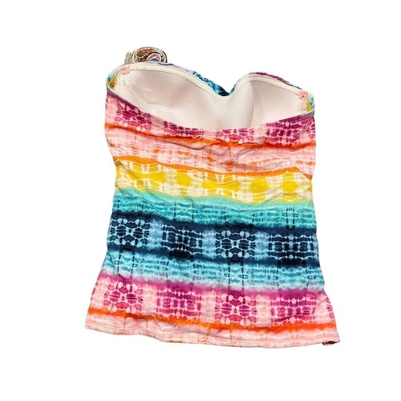 Bleu by Rod Beattie Good Vibrations Twist Bandeau Tankini Top Women's Size 6 NWT - Picture 4 of 14